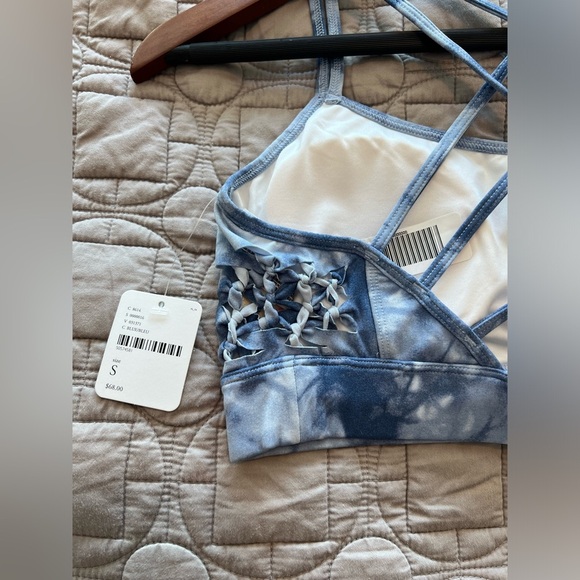 FP Movement by Free People Blue Tie-Dye Sports Bra - Picture 7 of 16